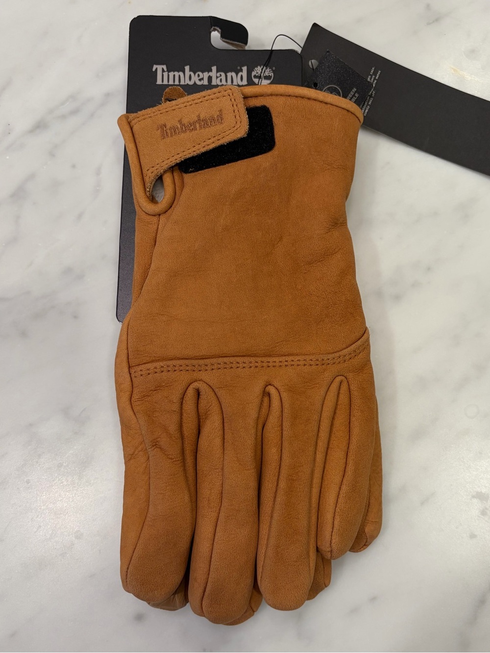 Timberland Leather Touchscreen Water Repellent Gloves Large